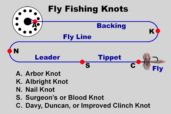 Where can you find an illustrated guide to fishing knots?