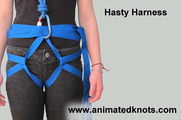 Animation: Hasty Webbing (Emergency) Harness Tying (Rescue)