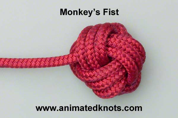 How To Make A Big Monkey Fist Knot