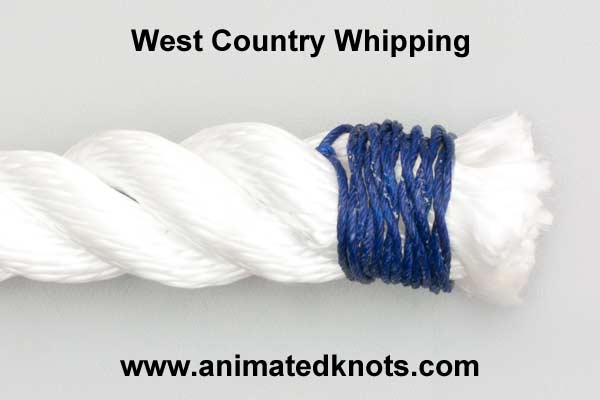 Animation: West Country Whipping Tying (Rope Care)
