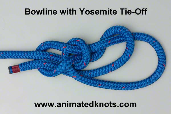 Pictures of Bowline with Yosemite Tie Off