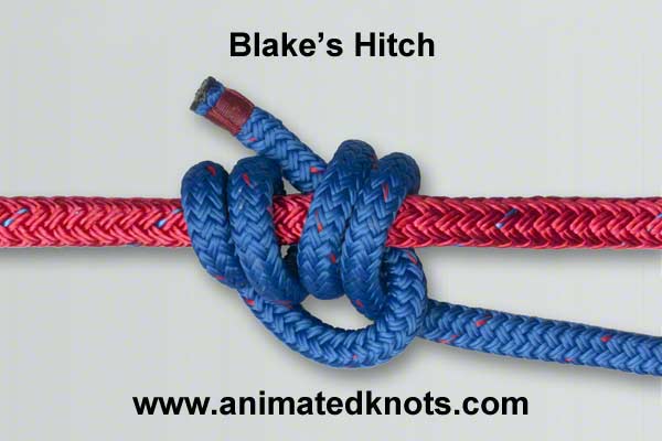 Blake's Hitch How to tie a Blake's Hitch Knots