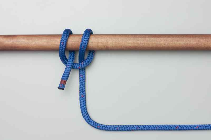 Clove hitch step 7