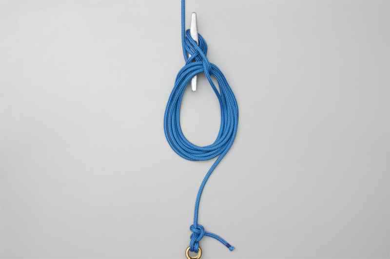 Coiling Attached Rope, Step-by-Step Animation