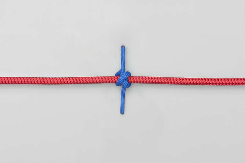 Surgical Constrictor Knot Retrieving End, Step-by-Step Animation