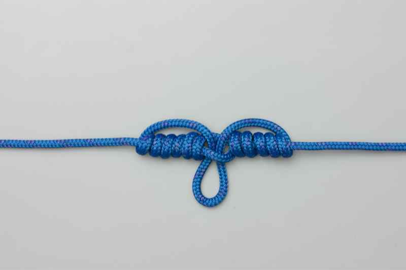 Animation: Dropper Loop Tying Dropper Loop Knot, Step-by-Step Animation