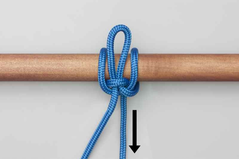 Animation: Highwayman's Hitch Tying Highwayman's Hitch, Step-by-Step Animation