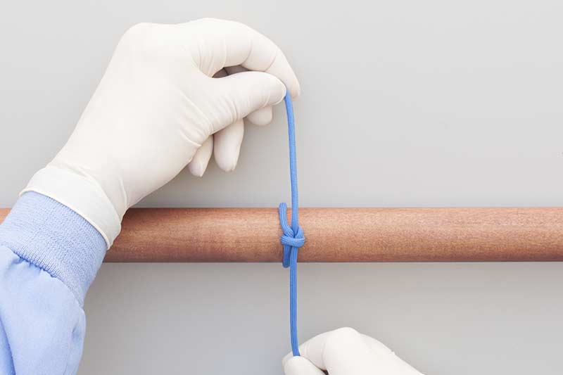 surgery knot tying block surgery knot tying block