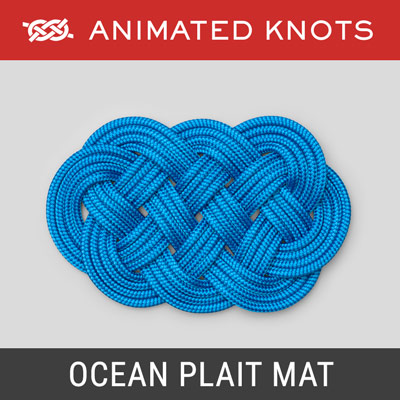 Ocean Plait Mat - Decorative Nautical Rope Mat