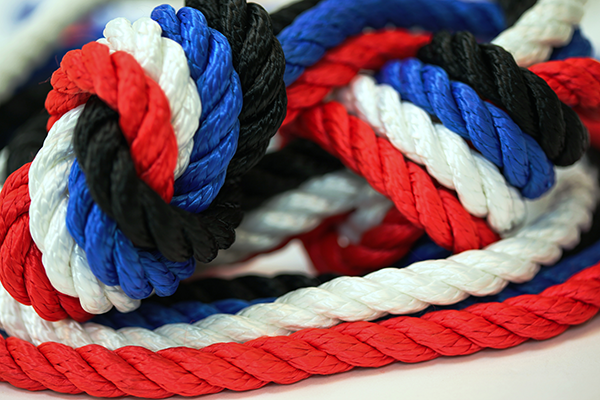 3/8 inch Nylon Rope 3 Strand Twisted Cut To Any Length