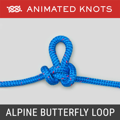 Alpine Butterfly Loop - Secure loop in middle of a rope