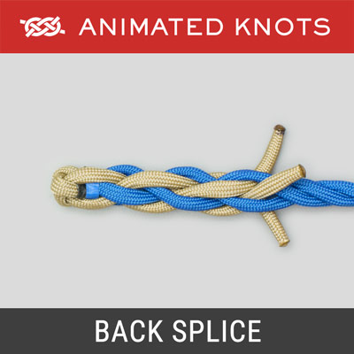 Back Splice - Secures end of twisted rope