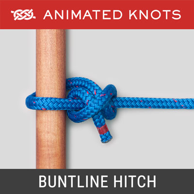 Buntline Hitch - used to join buntlines to square sails