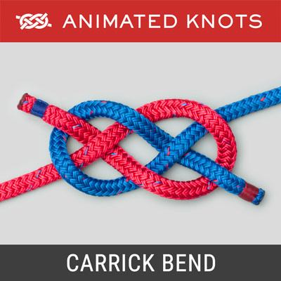 Carrick Bend Knot - or Pretzel Knot