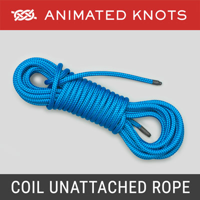 Coil Unattached Rope, How to tie a Coil Unattached Rope using Step-by-Step  Animations