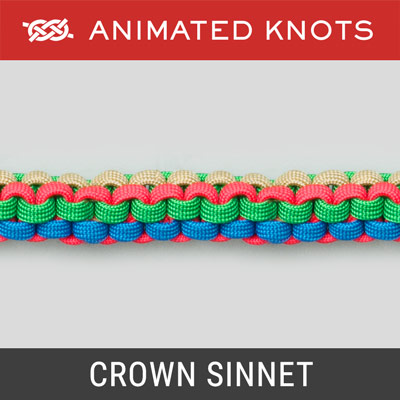 Crown Sinnet - Decorative lanyard with crown knots
