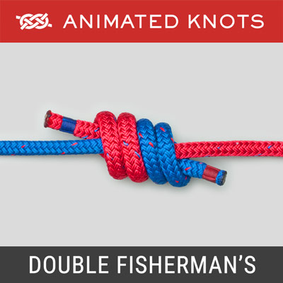 Double Fisherman's Bend Knot - joins two ropes