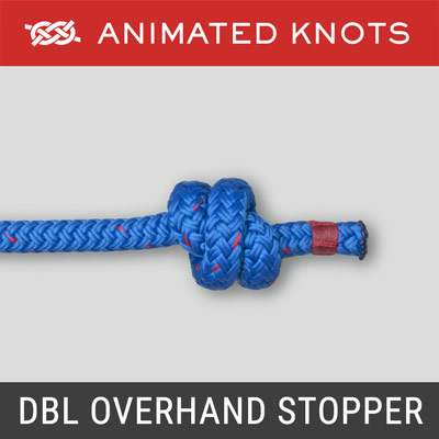 Double Overhand Stopper Knot