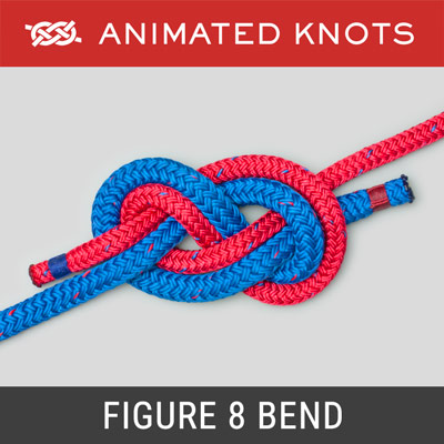 Figure 8 Bend - for joining two climbing ropes