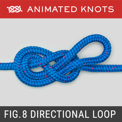 Figure 8 Directional Loop - Mid rope loop