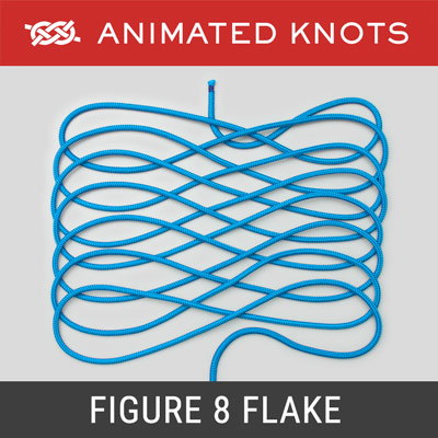 Figure 8 Flake Knot - Arranges a rope neatly