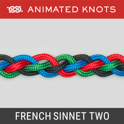 French Sinnet Two - symmetrical braid