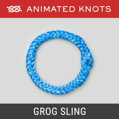 Grog Sling - a rope loop using hollow-braid rope
