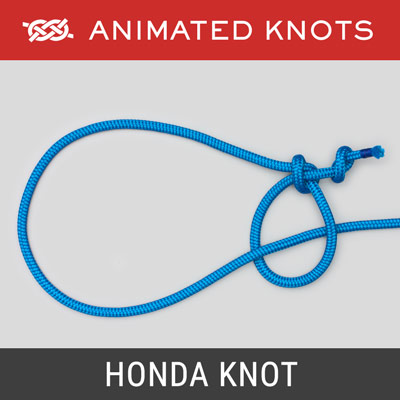 Honda Knot  How to tie a Honda Knot using Step-by-Step Animations