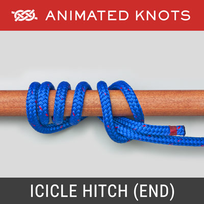Icicle Hitch - Slide and grip knot