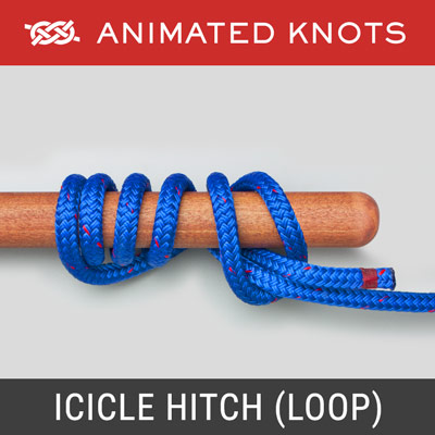 Icicle Hitch - Loop Method - Boating and Sailing Knot