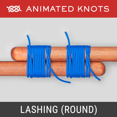 Lashing - Binds two poles together to make an end join