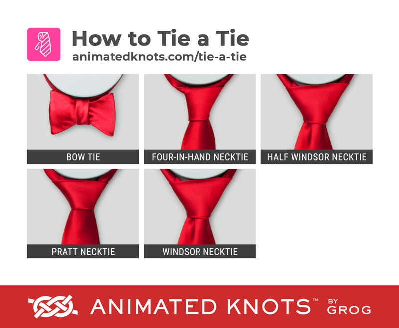 How to Tie a Tie, Learn How to Tie a Tie using Step-by-Step Animations