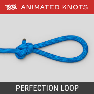 Perfection Loop Knot, How to tie a Perfection Loop Knot using Step-by-Step  Animations