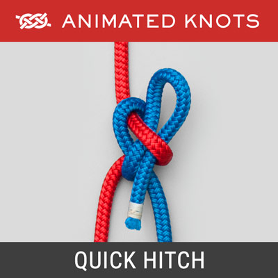 Quick Hitch Knot - Arborist's use to pull one rope aloft using another