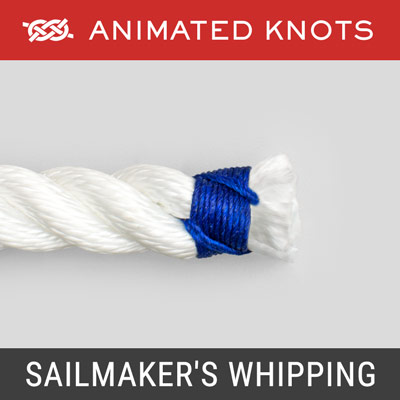 Sailmaker's Whipping  How to tie a Sailmaker's Whipping using