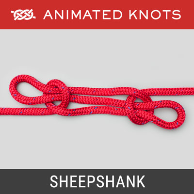 Sheepshank Knot - Used to shorten a length of rope