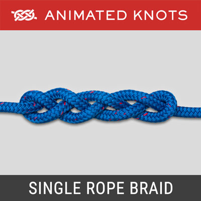 Single Rope Braid - braiding using a single rope