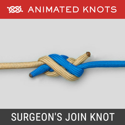 Surgeon's Join Knot, How to tie a Surgeon's Join Knot using Step-by-Step  Animations