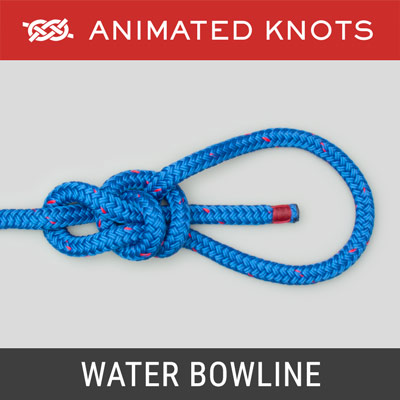 Water Bowline Knot - Bowline with an extra half hitch